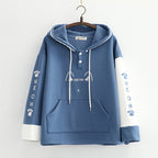 Japanese Hooded Sweater for Women - Autumn Style 10342