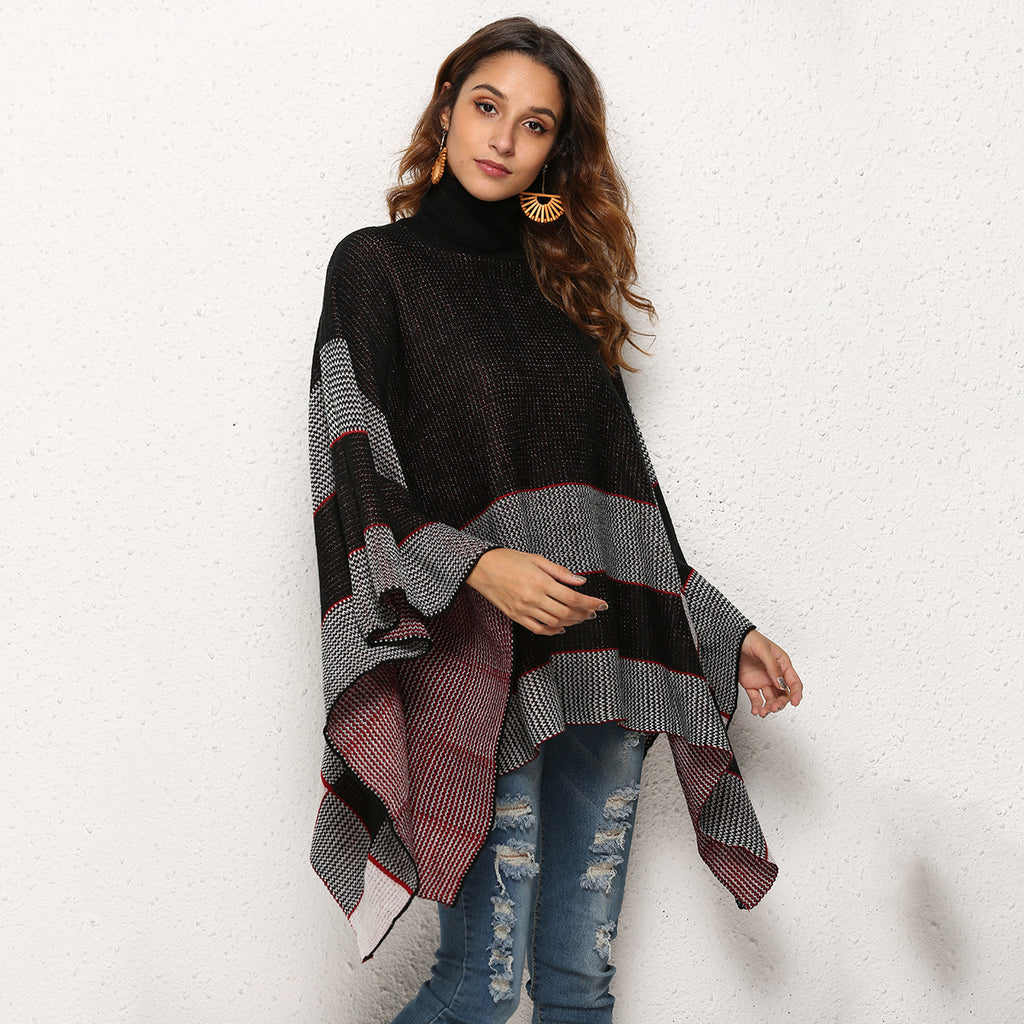 Cape Turtleneck Sweater