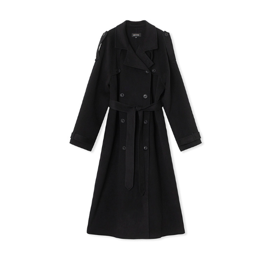 Vintage Wool Blend Long Coat (One Piece)