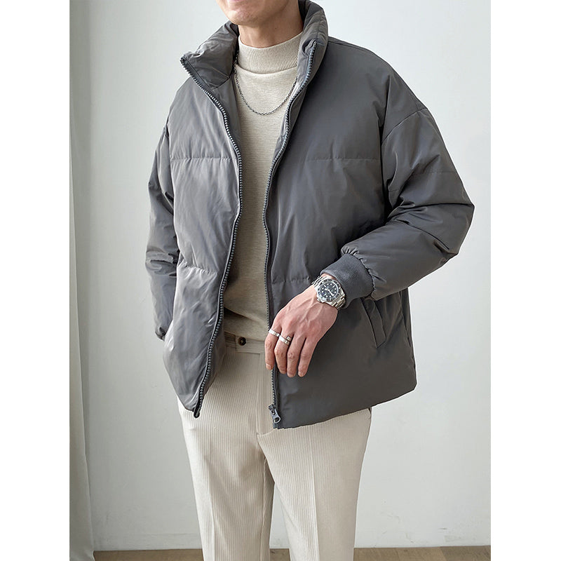 Men's Lightweight Short Loose Down Jacket