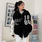 Embroidered Thick Warm Lamb Wool Cotton Coat