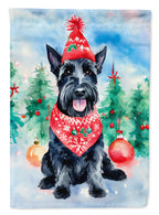 Scottish Terrier Christmas House Flag
