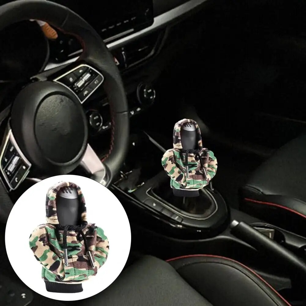 Car Gear Shift Cover Mini Hoodie Gear Shift Cover for Car Shifter Interior Trim | Streetwear