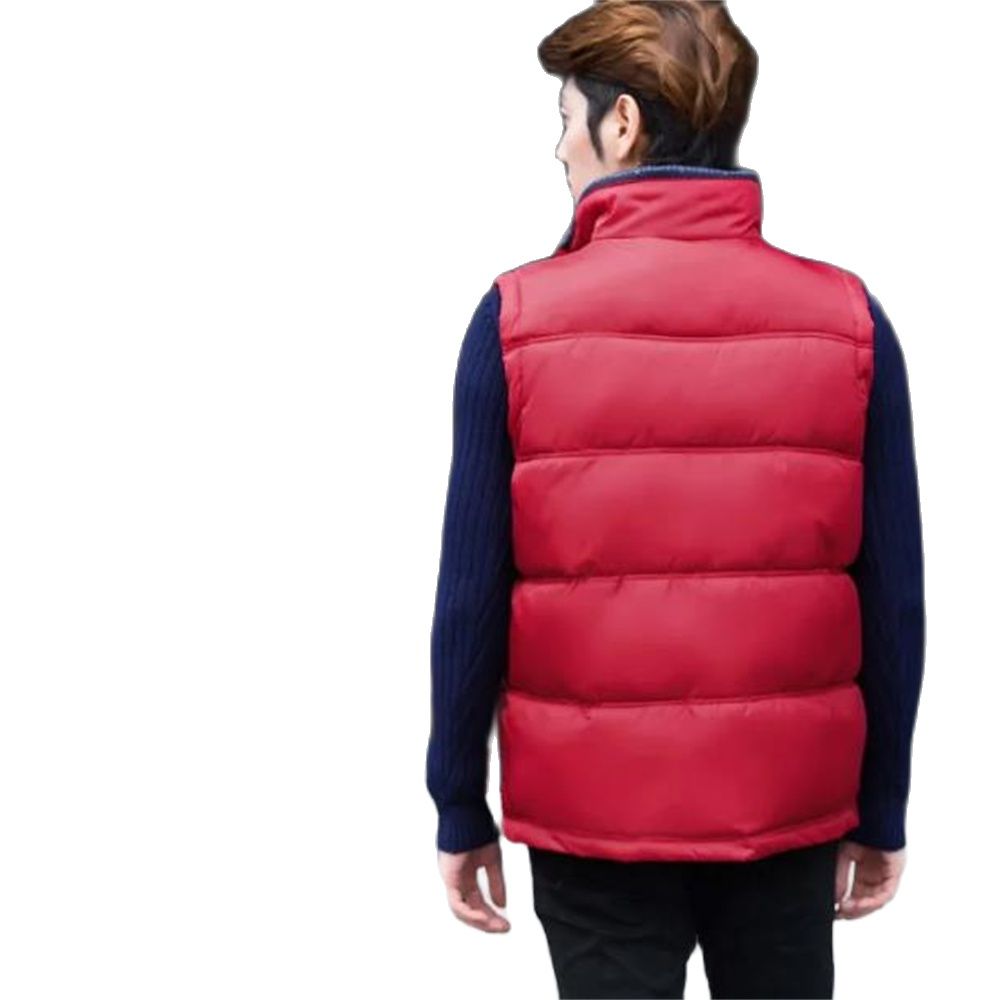 Men's Mandarin Collar Zip Cardigan - Casual Outerwear