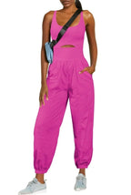 Camisole Tracksuits Romper with Pockets (One Set)