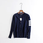 Knit Cardigan with Collar for Women - Spring & Autumn