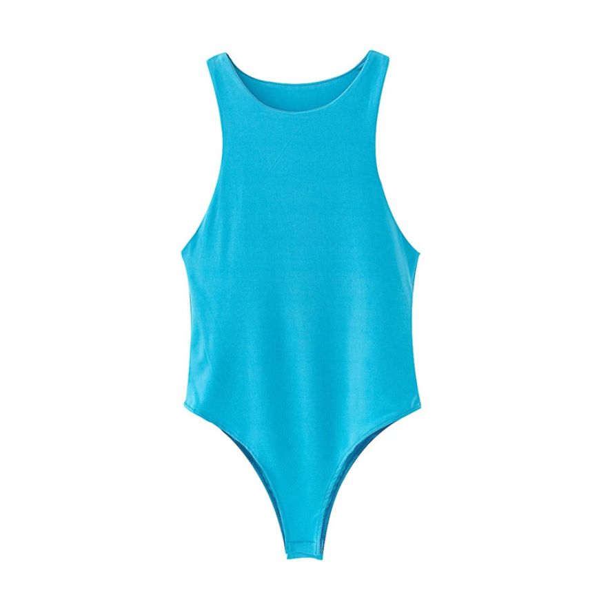 Sleeveless Round Neck Bodysuit