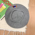 Cute Embroidered Puppy Thin Knit Hat for Women