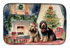 Otterhound Cozy Christmas Dish Drying Mat