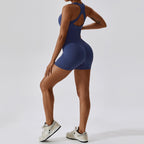Seamless Women's High-Elastic Yoga Bodysuit