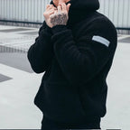 Men's Plush Hoodie with Pocket | Streetwear