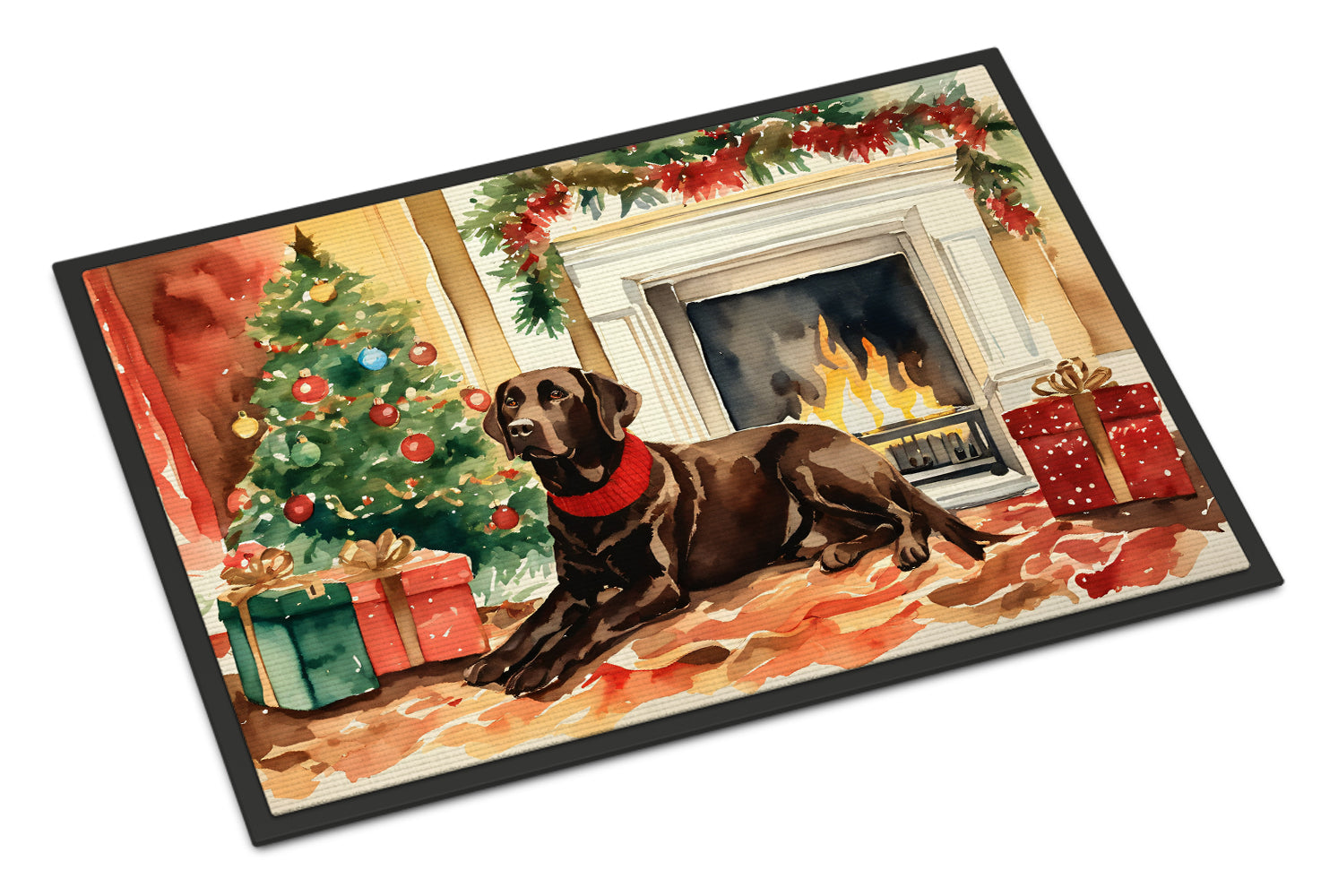 Labrador Retriever Cozy Christmas Doormat