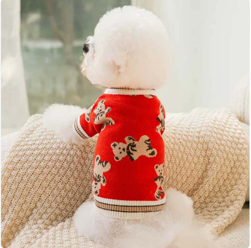 Warm Knitted Sweater for Dogs