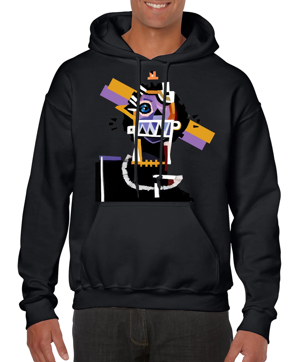 Neocubism Artwork Men’s Hoodie | Streetwear