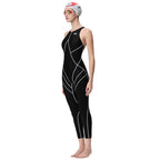 One-Piece Silk Quick-Drying Professional Swimsuit