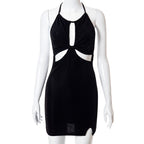 Ruched Slim Elastic Bodycon Summer Mini Dress