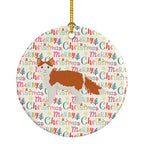 La Perm #2 Cat Christmas Ceramic Ornament