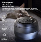 Automatic Pet Water Fountain 2L Ultra-Quiet Cat Dog Waterfall Drinking Dispenser with Carbon Filter and LED Low-Water Indicator