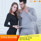 Men's Plus Size Thermal Underwear Set for Fall