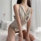 Sexy Backless Lingerie Set with Skirt and Temptation
