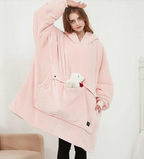 Heated Hooded Blanket Sweater