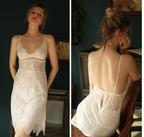 Summer V-Neck Strappy Nightgown - Stylish Homewear Dress
