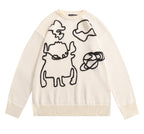 Harajuku Style Couple Jumper Tops