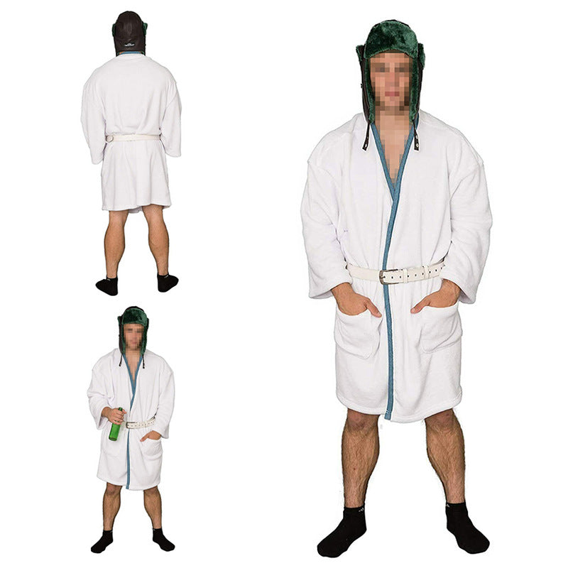 White Robe Costume for Christmas and Halloween