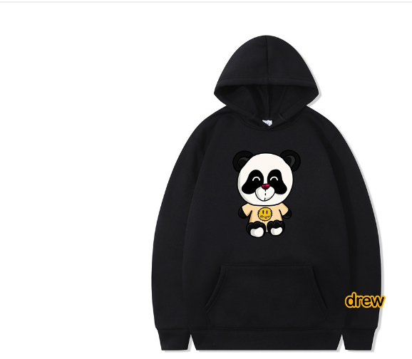 Unisex Panda Hoodie with Back Print Design | Streetwear