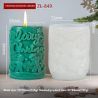 Christmas Candle Silicone Mold