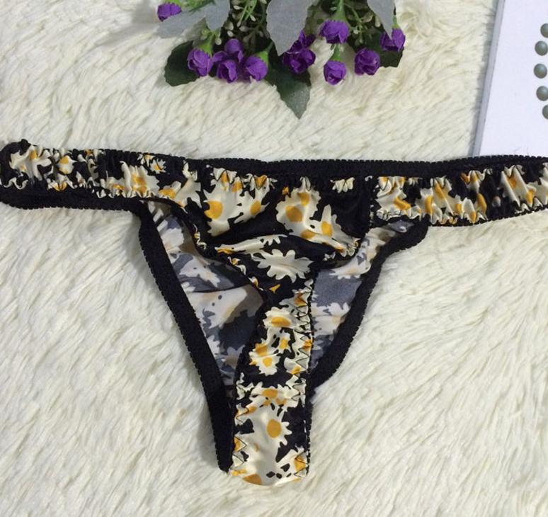 Silk Thong Underwear, Comfortable Breathable Base Layer