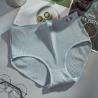Plus Size Women's High Waist Cotton Seamless Panties