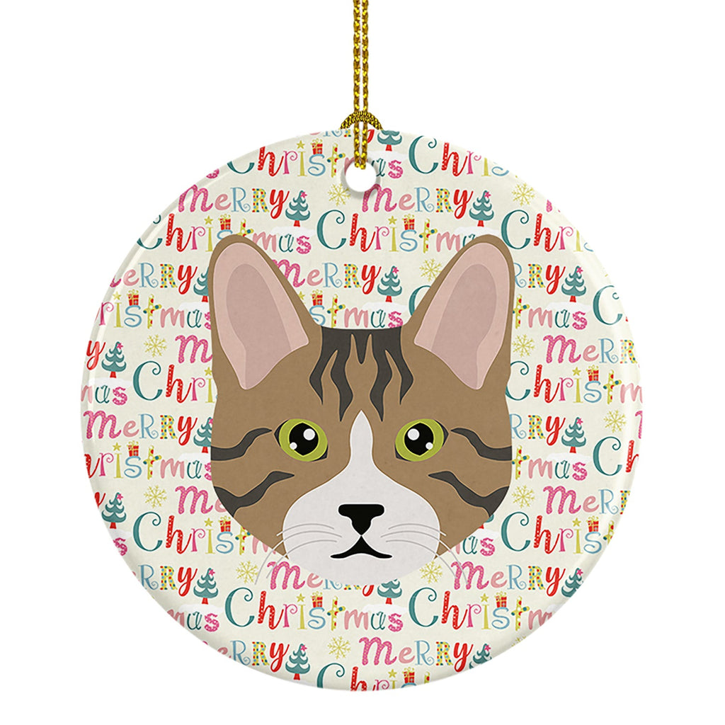 Dragon Li Cat Christmas Ceramic Ornament