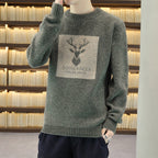 Men's Thickened Sweater for Autumn and Winter Youth