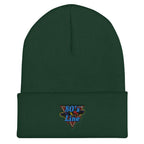 80's Line Cuffed Beanie | Embroidered Cap