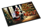 Schnauzer and Santa Claus Doormat