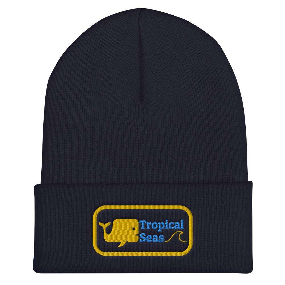 Lil Whale Cuffed Beanie | Embroidered Cap