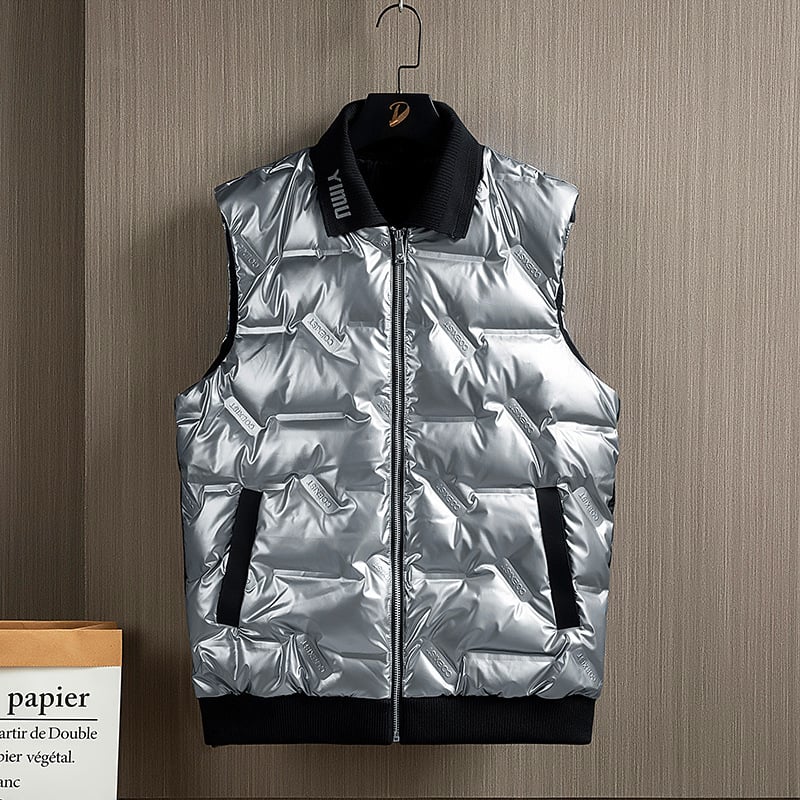 Thickened Men's White Duck Down Coat