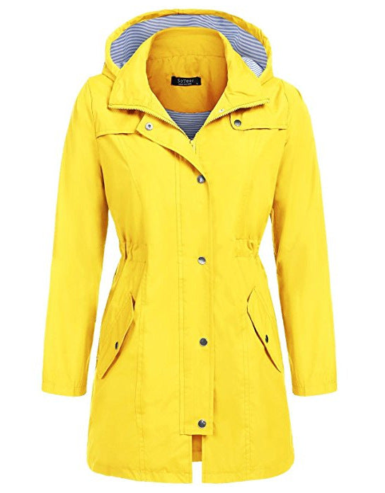 Hooded Trench Coat for Stylish Protection