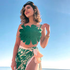 2023 Women's Slimming Floral Bikini Swimsuit Set