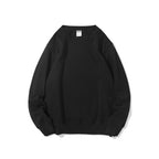Casual Plus Velvet Round Neck Loose Pullover Sweater | Streetwear