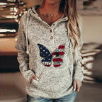 Hooded Pullover Top for Women's Autumn Winter Fashion | Streetwear