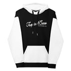 Black & White Two-Toned Tropical Seas Hoodie | Streetwear