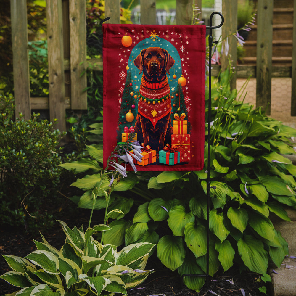 Labrador Retriever Holiday Christmas Garden Flag
