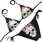2020 Women's Skull Print Bikini - Sexy Two-Piece Swimwear