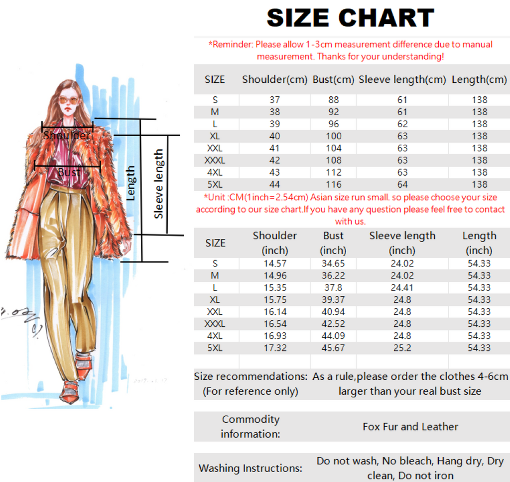 X-Long Real Fox Fur Coat for Women - Warm Winter Wear