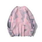 Men's Fashion Tie Dye Knit Sweater