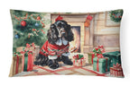 English Cocker Spaniel Cozy Christmas Throw Pillow