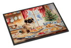 Pekingese Christmas Cookies Doormat