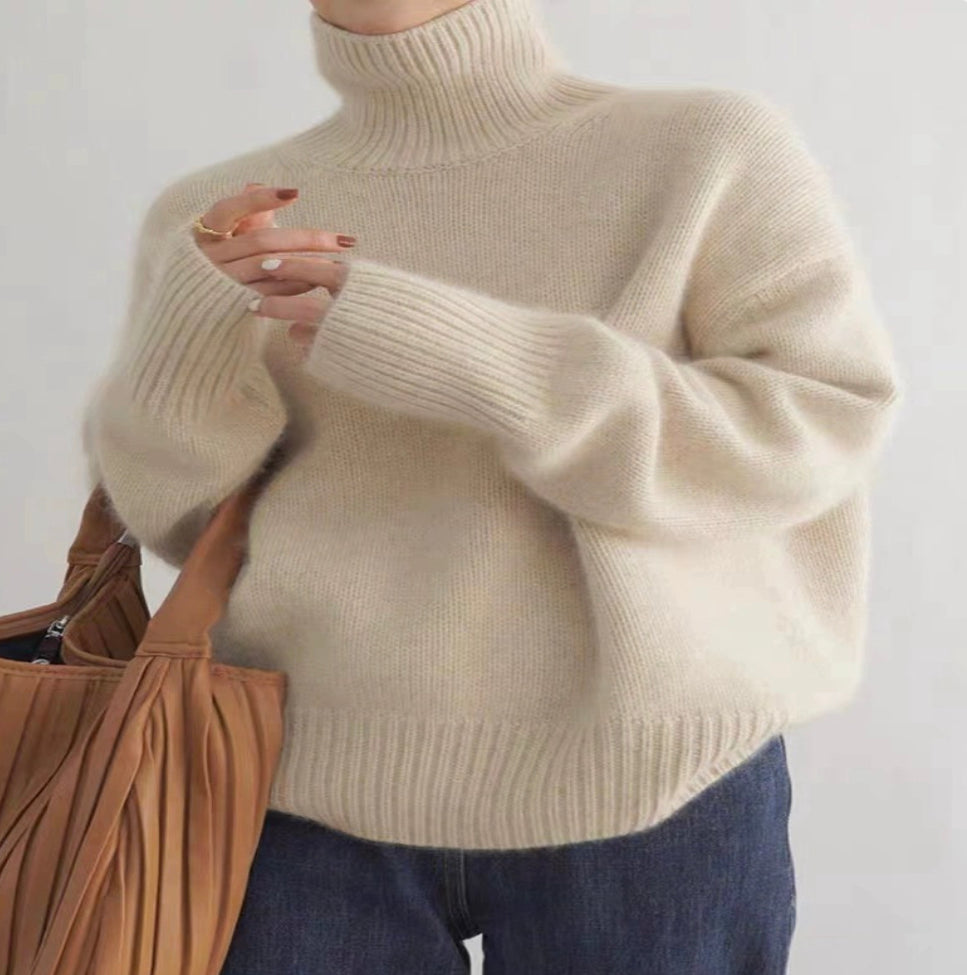 Women's All-Match Knitted Pullover Sweater | Streetwear